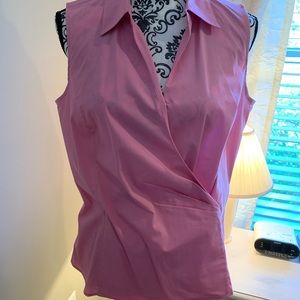 Talbots Pink Sleeveless Shirt